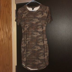 Camo Body Con Dress
